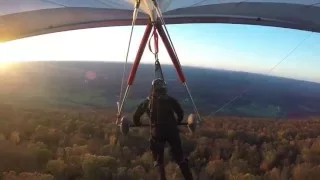 Silvia: Hang Gliding Student Solo Mountain Launch