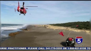 Father, son, swept out to sea