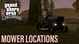 All Mower Locations in GTA San Andreas (All Platforms/Versions)