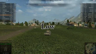 World of Tanks - Graphics Comparison - Max vs Medium vs Low