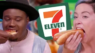 Trying Foods from 7-Eleven w/ Zach Campbell (Cheat Day)