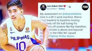 RHENZ ABANDO: KASING-GALING NG NBA AYON SA FIBA! GRABE SI IDOL