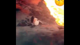 Woman Slipped and Fell Into Hot Lava