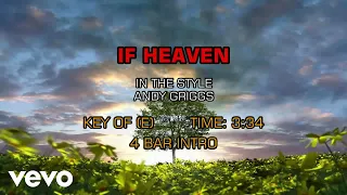 Andy Griggs - If Heaven (Karaoke)