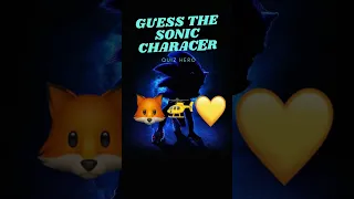 Guess the Sonic The Hedgehog Character By Emoji Quiz #2 #shorts