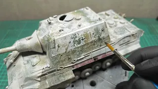 Jagdtiger 1/35 Тигр в снегу в его последнюю весну (Tiger in the snow in its last spring)