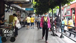 [4K] Walking the Streets around Pratunam in Bangkok Thailand