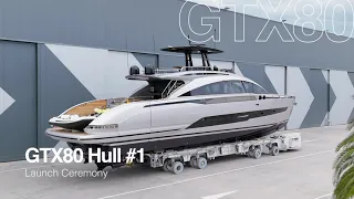 Luxury Yachts - Pershing GTX80: the launch of Hull#1 - Ferretti Group