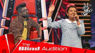 Minudi Kariyapperuma | Rajinata Anda (රැජිනට ඇන්දා) | Blind Auditions