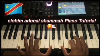 elohim adonai shammah Piano Tutorial🎹🥰🇨🇩🇨🇩🇨🇩