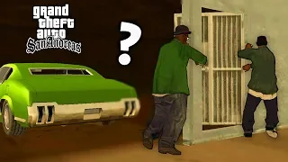 Как выглядит гараж и что там находится на миссии "Грин Сейбр" в GTA: San Andreas ?!