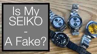 Is My Seiko a Fake(O)? A brief guide to (some) Vintage Seikos. Please watch before you buy!