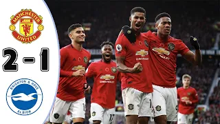 Manchester United vs Brighton 2-1 - All Goals & Extended Highlights - 2020