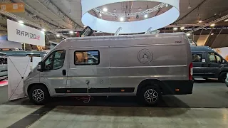 Dreamer D62, a camper van that looks like a motorhome inside. 2024 version.