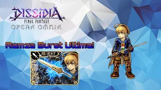 Dissidia Final Fantasy Opera Omnia Ramza Burst Ultima!