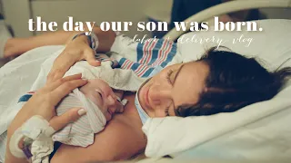 LABOR & DELIVERY VLOG | Our baby boy is here!