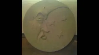 Animated singing moon plaque (Gemmy 2000)