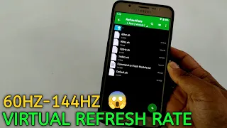 Overclock High Refresh Rate 60Hz - 144Hz On Android | No Root