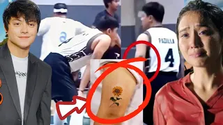 🔴DANIEL PADILLA BURADO na ang SUNFLOWER TATTOO SIMBULO ito ng PAG-IIBIGAN nila ni KATHRYN NAIYAK SYA