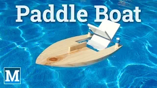 How to Make a Rubber Band Paddle Boat