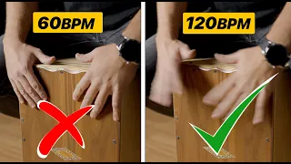 Play Faster on Cajon 🚀 Hand Speed Workout for Cajon Players