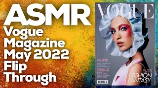 ASMR Vogue magazine May 2022 flip through, StevenAntonyASMR