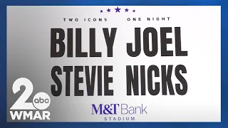 Stevie Nicks, Billy Joel to perform live in concert at M&T Bank Stadium