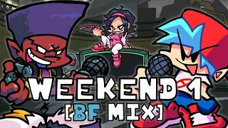 Friday Night Funkin' - WeekEnd 1 but BF sings it (WeekEnd 1 Boyfriend Mix)