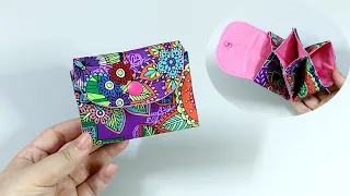 DIY Coin Purse in 10 minutes | Card Purse | Easy Sewing Tutorial For Beginners