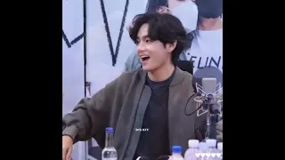 taetae 🥰 cute moments at starry night radio show💜 #bts #bangtan #taehyung #shorts