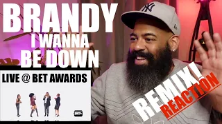 REACTION VIDEO. BRANDY, QUEEN LATIFAH, MC LYTE, YOYO - I Wanna Be Down REMIX @ BET Awards