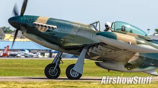 Warbird Arrivals - Wednesday Part 1 - Sun 'n Fun 2021