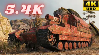 Conqueror Gun Carriage 5.4K Damage ( Arty ) World of Tanks Replays