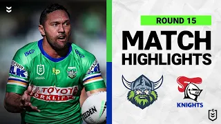 Canberra Raiders v Newcastle Knights | Match Highlights | Round 15, 2022 | NRL