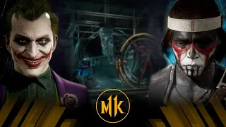 Mortal Kombat 11 - The Joker Vs Revenant Nightwolf (Very Hard)