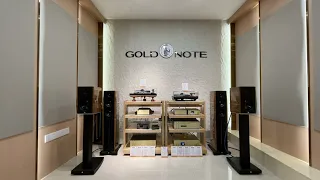 毅和音响 Gold Note DS 10 EVO串流+PSU 10 EVO电源+IS 1000 Deluxe功放+A3 EVO II 书架音箱