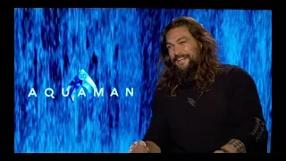 AQUAMAN Cast Interviews: Jason Momoa, Amber Heard, Patrick Wilson, James Wan