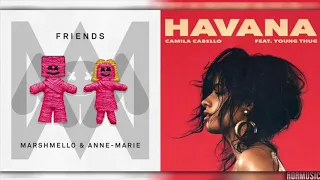 (k b s music)  HAVANA x FRIENDS   Mashup of Camila Cabello Marshmello Anne Marie