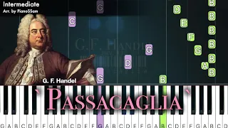 [Intermediate] Passacaglia (From Suite in G minor HWV 432) - G. F. Handel | Piano Arrangement