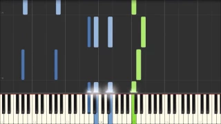 Korobeiniki - Russian Folk Song Tetris Theme [Piano Tutorial] (Synthesia)