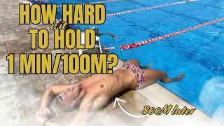 How Long Can I Hold 1min/100m Pace? ft. Fares Ksebati | Road to Ironman Episode 3