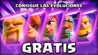 Como conseguir EVOLUCIONES GRATIS en Clash Royale 2024