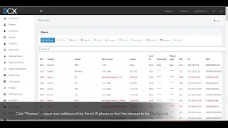 Configure Fanvil ip phone by 3cx server (in local network)