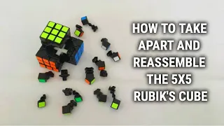 How to Take Apart and Reassemble ANY 5x5 Rubik's Cube - Easy Method