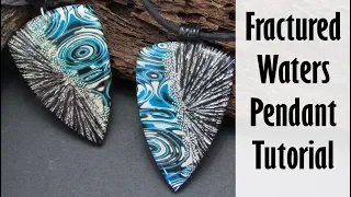 Polymer Clay Project: Fractured Water Pendant Tutorial