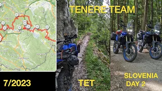 Slovenia TET, Day 2, Yamaha Tenere 700 World raid