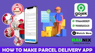 how to make parcel delivery app | parcel delivery app | parcel | pick and drop service App | Raunix