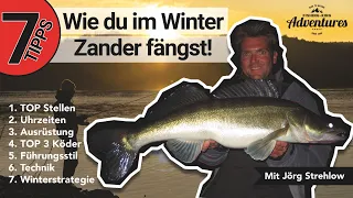 Zanderangeln im WINTER vom Ufer - SO GEHT´S!