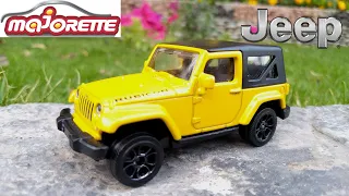 Majorette Jeep Wrangler Rubicon Alloy Diecast Model Car  - 1:60 Scale - Mexotic