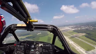 2017 NAS Oceana Air Show: Jerry Conley de Havilland DH.100 Vampire In-Cockpit Video